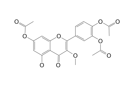 3',4',5,7-Tetrahydroxy-3-methoxyflavone, triacetate