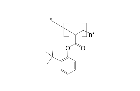 Poly(o-tert-butylphenyl acrylate)