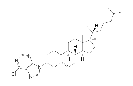 3-ALPHA-(6-CHLOROPURIN-9-YL)-5-CHOLESTENE