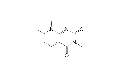 3,7,8-Trimethylpyrido[2,3-d]pyrimidine-2(3H)-,4(8H)-dione