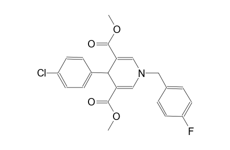 dimethyl 4-(4-chlorophenyl)-1-(4-fluorobenzyl)-1,4-dihydro-3,5-pyridinedicarboxylate