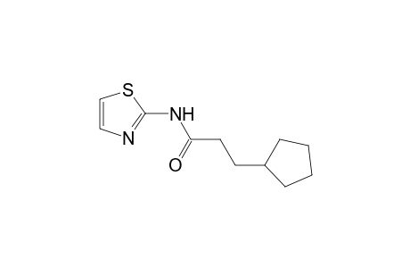 3-cyclopentyl-N-(1,3-thiazol-2-yl)propanamide