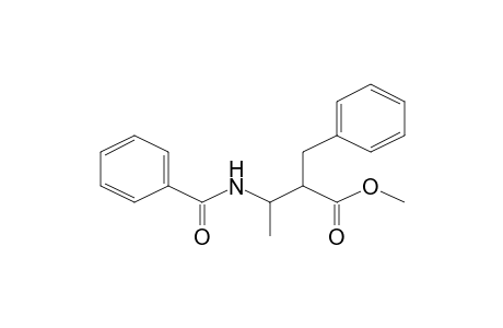 Methyl 3-(benzoylamino)-2-benzylbutanoate