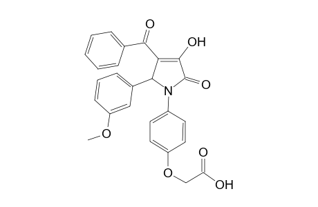 acetic acid, [4-[3-benzoyl-2,5-dihydro-4-hydroxy-2-(3-methoxyphenyl)-5-oxo-1H-pyrrol-1-yl]phenoxy]-