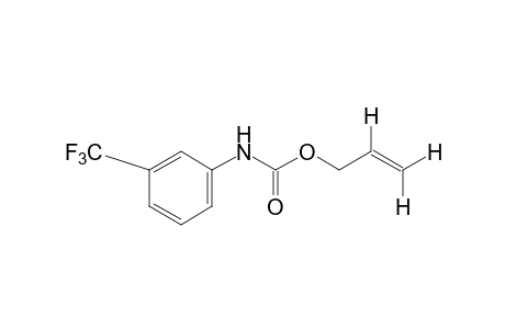 m-(Trifluoromethyl)carbanilic acid, allyl ester