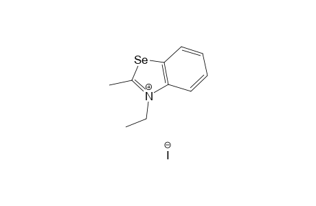 N-ETHYL-2-METHYLBENZOSELENAZONIUM-QUATERNARY-IODIDE