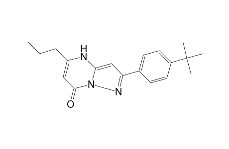 2-(p-tert-BUTYLPHENYL)-5-PROPYLPYRAZOLO[1,5-a]PYRIMIDIN-7(4H)-ONE