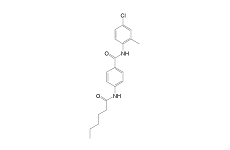 4-(caproylamino)-N-(4-chloro-2-methyl-phenyl)benzamide