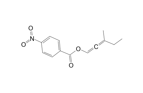 1,2-Pentadien-1-ol, 3-methyl-, 4-nitrobenzoate