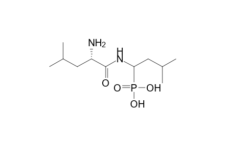 L-1-(2-amino-4-methylvaleramido)-DL-3-methyl-1-butanephosphonic acid