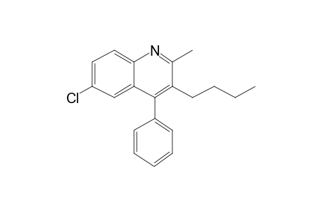 3-Butyl-6-chloro-2-methyl-4-phenylquinoline