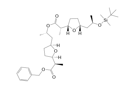 Benzyl (2'S,3'S,6'R,8'R)-8'-O-tert-Butyldimethylsilyl-8-nonactinoyl-(2R,3R,6S,8S)-nonactate