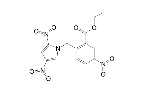 1-(2-ETHOXY-CARBONYL-4-NITRO-BENZYL)-2,4-DINITRO-PYRROLE