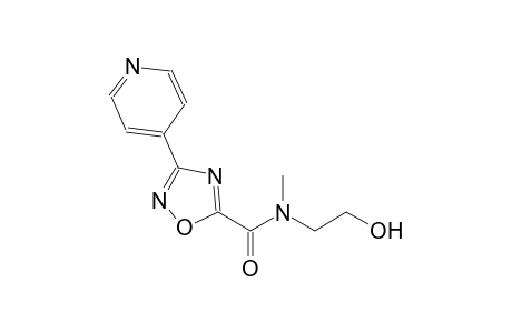 1,2,4-oxadiazole-5-carboxamide, N-(2-hydroxyethyl)-N-methyl-3-(4-pyridinyl)-