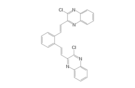 1,2-Bis-[(E)-2-(3-chloro-2-quinoxalinyl)ethenyl]benzol