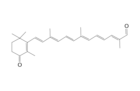 (2E,4E,6E,8E,10E,12E)-13-(3-keto-2,6,6-trimethyl-cyclohexen-1-yl)-2,7,11-trimethyl-trideca-2,4,6,8,10,12-hexaenal
