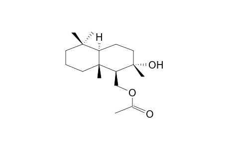 1-ACETOXYMETHYL-2,5,5,8A-TETRAMETHYL-2-HYDROXY-TRANS-DECALINE