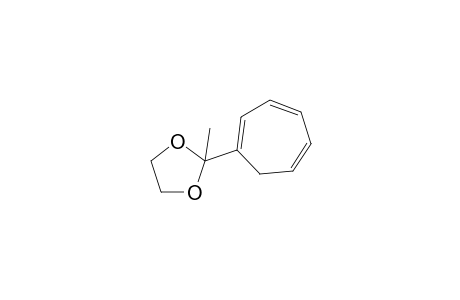 2-(1-cyclohepta-1,3,5-trienyl)-2-methyl-1,3-dioxolane