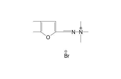 2-(4,5-DIMETHYLFURFURYLIDENE)-1,1,1-TRIMETHYLHYDRAZINIUM BROMIDE