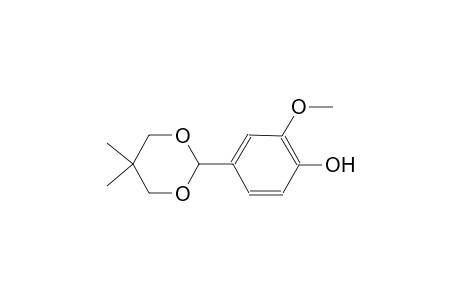 4-(5,5-Dimethyl-1,3-dioxan-2-yl)-2-methoxyphenol