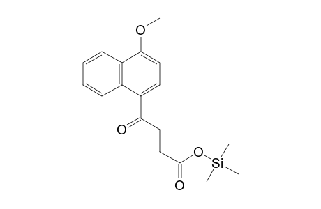 Trimethylsilyl 4-(4-methoxynaphthalen-1-yl)-4-oxobutanoate