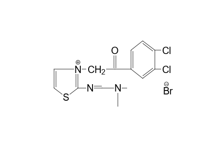 3-(3,4-dichlorophenacyl)-2-{[(dimethylamino)methylene]amino}thiazolium bromide