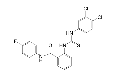 3,4-dichloro-2'-[(p-fluorophenyl)carbamoyl]thiocarbanilide