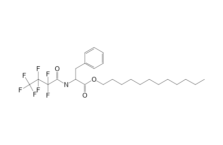 L-Phenylalanine, N-heptafluorobutyryl-, dodecyl ester