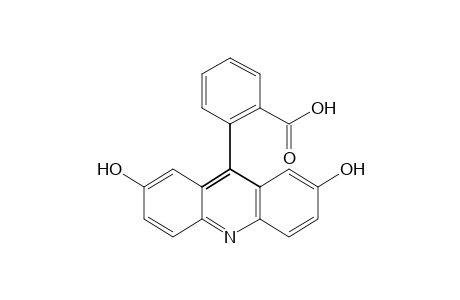 o-(2,7-DIHYDROXY-9-ACRIDINYL)BENZOIC ACID