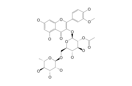 2''-O-ACETYL-3'-O-METHYLRUTIN;3'-O-METHYLQUERCETIN-3-O-ALPHA-L-RHAMNOPYRANOSYL-(1->6)-2''-O-ACETYL-BETA-D-GLUCOPYRANOSIDE