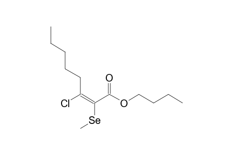 (Z)-3-chloro-2-(methylseleno)-2-octenoic acid butyl ester