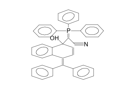 1-HYDROXY-CYANO(TRIPHENYLPHOSPHORANYLIDENE)METHYL-4-DIPHENYLMETHYLENEBENZO[B]CYCLOHEX-2-ENE