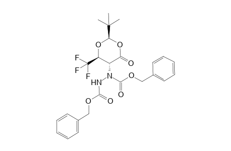 (2R,5R,6S)-2-(Tert-butyl)-5-(N,N'-bis(benzyloxycarbonyl)hydrazino)-6-trifluoromethyl-1,3-dioxan-4-one