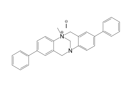 2,8-Diphenyl-11-methyl-5,6,11,12-tetrahydro-5,11-methanodibenzo[b,f][1,5]diazocin-11-ium iodide