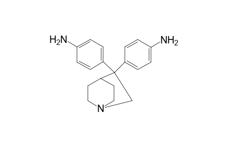 Quinuclidine, 3,3-bis(4-aminophenyl)-