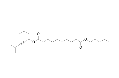 Sebacic acid, 2,7-dimethylocta-7-en-5-yn-4-yl pentyl ester