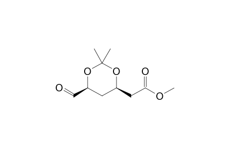 2-[(4R,6S)-6-formyl-2,2-dimethyl-1,3-dioxan-4-yl]acetic acid methyl ester