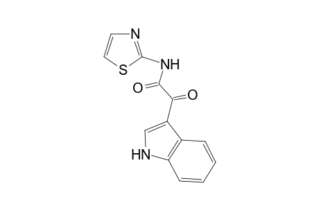 2-(1H-indol-3-yl)-2-oxo-N-(1,3-thiazol-2-yl)acetamide