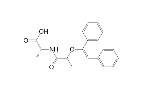 N-1-[(E)-stilbenyloxy]ethylcarbonyl-a-alanine