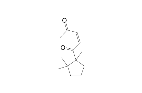 (2Z)-1-(1,2,2-Trimethylcyclopentyl)-2-pentene-1,4-dione