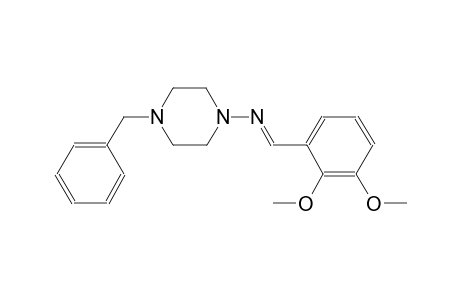 4-benzyl-N-[(E)-(2,3-dimethoxyphenyl)methylidene]-1-piperazinamine