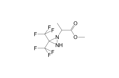 1-(1-METHOXYCARBONYLETHYL)-3,3-BIS(TRIFLUOROMETHYL)DIAZIRIDINE (ISOMER1)