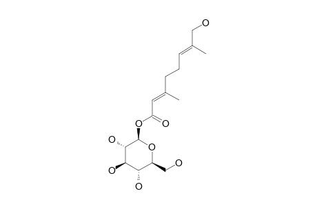 1-(BETA-D-GLUCOPYRANOSYL)-8-HYDROXY-3,7-DIMETHYL-OCT-2E,6E-DIENOATE