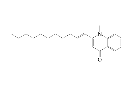 1-METHYL-2-[(E)-1-UNDECENYL]-4(1H)-QUINOLONE