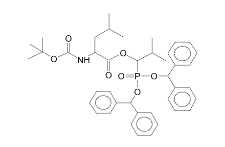 (+)-DIBENZHYDRYL 1-(TERT-BUTYLOXYCARBONYLLEUCINYLOXY)-2-METHYLPROPYLPHOSPHONATE