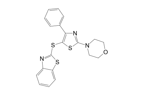 2-Benzothiazyl 2-morpholino-4-methyl-5-thiazolyl sulfide