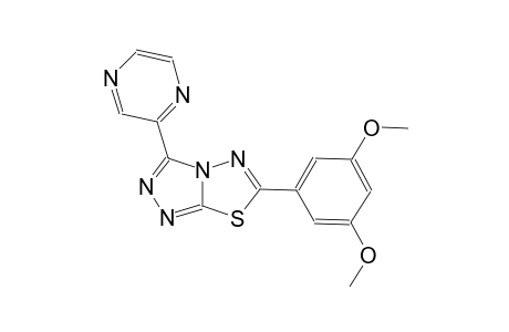 6-(3,5-dimethoxyphenyl)-3-(2-pyrazinyl)[1,2,4]triazolo[3,4-b][1,3,4]thiadiazole