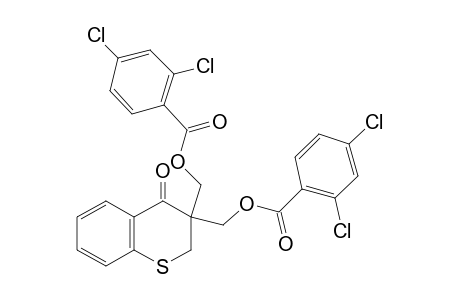 3,3-BIS(HYDROXYMETHYL)-2,3-DIHYDRO-4H-1-BENZOTHIOPYRAN-4-ONE, BIS(2,4-DICHLOROBENZOATE)