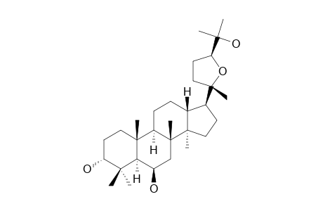 3-ALPHA,6-BETA,25-TRIHYDROXY-(20S),(24S)-EPOXY-DAMMARANE