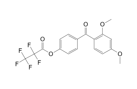 2,4-Dimethoxy-4'-hydroxybenzophenone, pentafluoropropionate